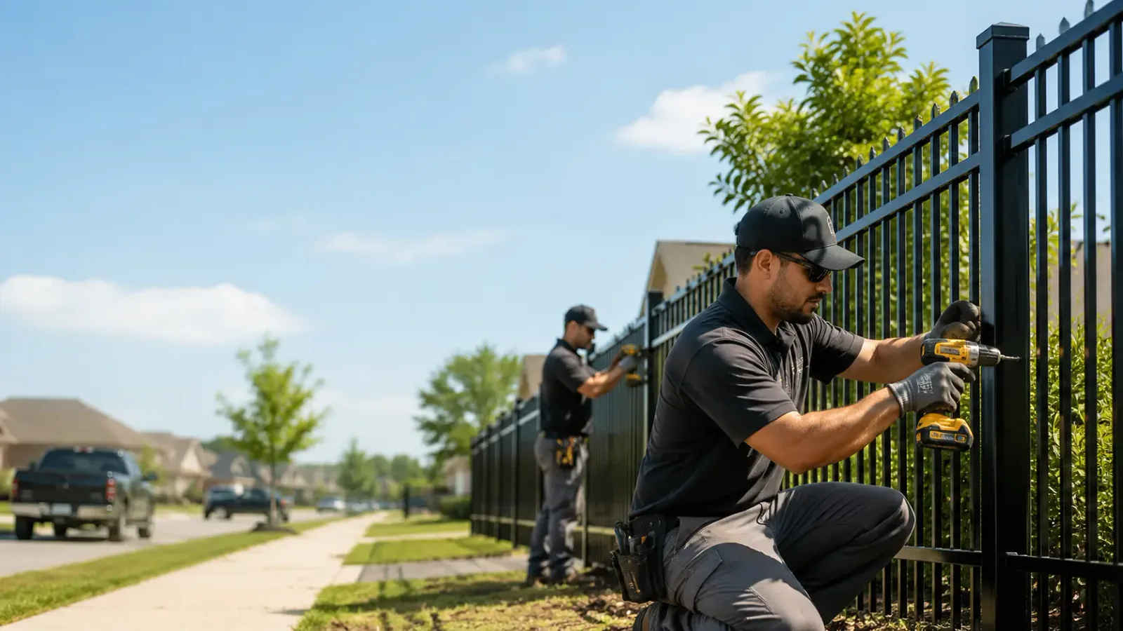 Metal Fence Installation in West Kingston, RI
